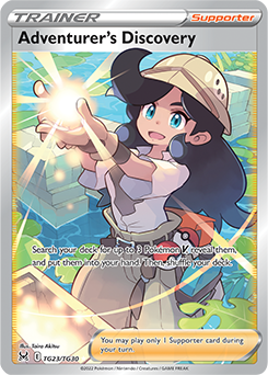Adventurer's Discovery Pokémon card