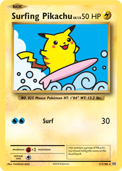 Surfing Pikachu