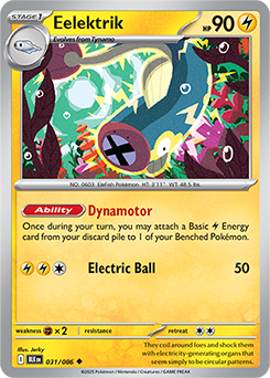 Eelektrik | Black Bolt | TCG Card Database