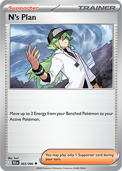 new n card pokemon N's Plan | Black Bolt